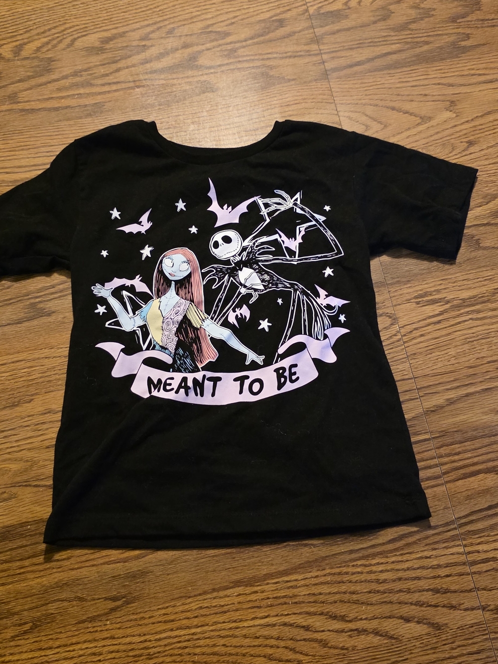 Kids Black 'Meant To Be' Graphic Tee with Character Art